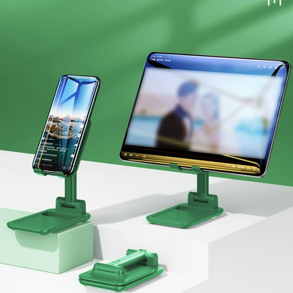 CTIRCHIU 1Pcs Simple Phone Holder Green ABS Watch Video Office Use