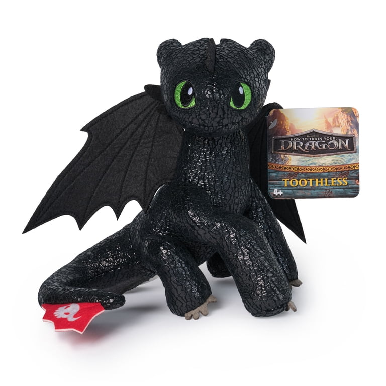Dreamworks Dragons How to Train Your Dragon Toothless Plush Toy, 8