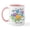 White/Pink Inside, variant on CafePress - Easter Egg Rejoice Mug - 11 oz Ceramic Mug - Novelty Coffee Tea Cup