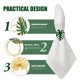 thumbnail image 5 of SWETRACE 4Ud De Servilleta De Metal Verde Para En Bodas Y Reuniones, 5 of 6