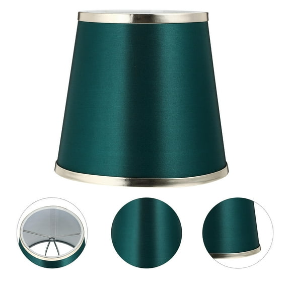 KONTONTY Cloth lamp shade Square Dark Green 1Set for Living Room Aesthetic