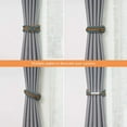 thumbnail image 7 of Namotu Magnetic Curtain Tiebacks Modern Simple Style Decorative Braided Rope 2 Count, 7 of 7