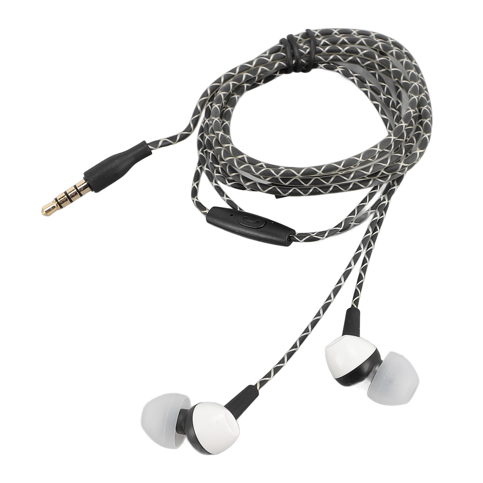 Wired Earbuds, Professional in Ear Headphones with Microphone, 4 Replacement Ear Tips, 3.5 Mm Jack Noise Isolating Earbuds for Smartphones PC Tablet