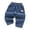 Dark Blue, variant on Shadoumai Girls Pure Denim Pants Summer Thin Straight Leg Long Trousers Casual Fashion Breathable