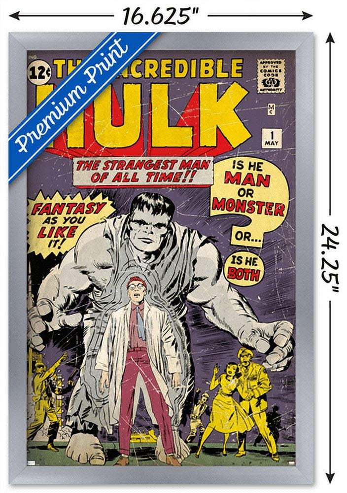 Marvel Comics - Hulk - Incredible Hulk #1 Wall Poster, 22.375\