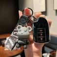 thumbnail image 5 of TPU Smart Car Key Case Cover Shell For Toyota Vios Aygo HiAce Yaris X L Activ Wish Keyless Remote Fob Holder Protector Keychain, 5 of 7