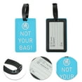 thumbnail image 3 of Unique Bargains 1 Pc Hand Pattern Luggage Tag for Travelling Sky Blue, 3 of 5