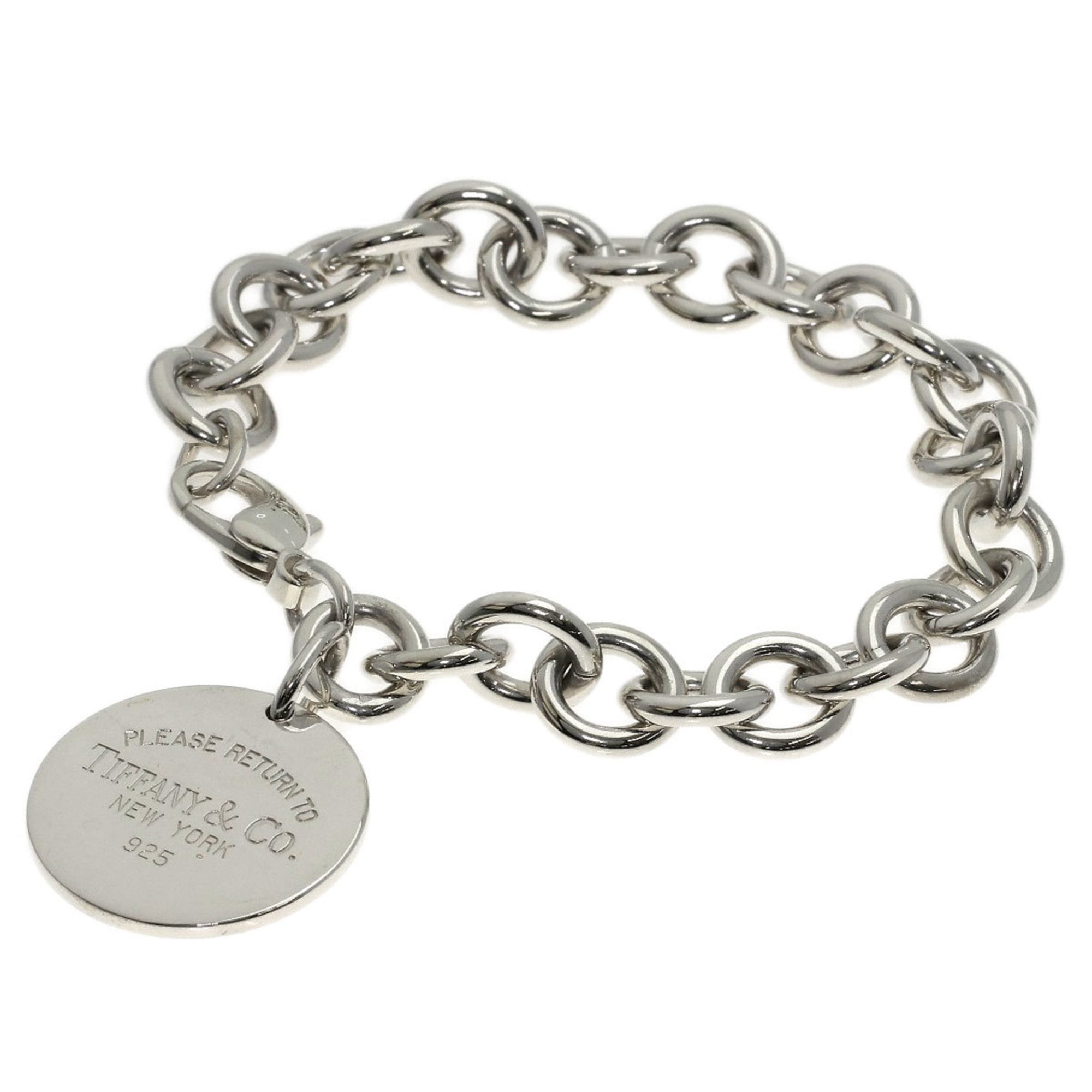 Pre-Owned Tiffany Return to Oval Tag Bracelet in Silver for Women, TIFFANY & Co. (Good)