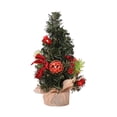 thumbnail image 1 of Yuarrent Escritorio Navidad Artificial Mini árbol Oficina Hotel PVC simulación de Navidad árboles falsos decoración Festival fiesta decoración Kits de decoración para fiestas A-S08 Yuarrent HA069270-02, 1 of 6