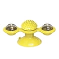thumbnail image 2 of Interactive Windmill Suction Cup Cat Toy - Led Light Ball & Catnip, Indoor Cat Chew Toy For Kitten Exercise,Yellow, 2 of 9