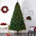 thumbnail image 7 of Nearly Natural Northern Tip Clear Prelit LED Green Decorated Fir Christmas Tree, with 2720 Bendable Branches 11', 7 of 7
