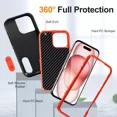 thumbnail image 2 of Funda Uso Rudo Soporte Para iPhone + 2 Micas De Pantalla, 2 of 8