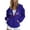 Blue, variant on Aayomet Zip Up Sweatshirt Womens Long Sleeve Hoodie Top Gothic Zip Lace Up Sweatshirt With Pockets Womens Sweatshirts Blue,S-L