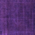 thumbnail image 1 of Ahgly Company Machine Washable Indoor Square Abstract Purple Modern Area Rugs, 5' Square, 1 of 4