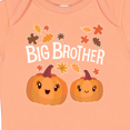 thumbnail image 4 of Inktastic Big Brother Pumpkins with Fall Leaves Boys Baby Bodysuit, 4 of 5