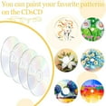 thumbnail image 2 of SHAR 10pcs-Transparent CDs for Painting, Round Discs, for Room Wall Decoration, Party Cakes Decor, 2 of 5