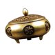 thumbnail image 3 of Mini quemador de incienso Porta incienso de latón Aleación linda portátil con tapa Soporte de incienso Cuenco de incienso para sala de té Decoración Buda Macarena Mini quemador de incienso, 3 of 8