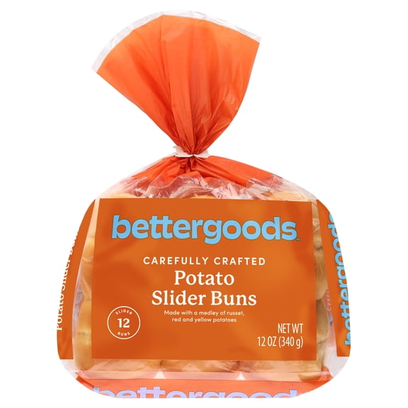 bettergoods Potato Slider Buns, 12 oz, 12 Count
