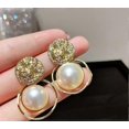 thumbnail image 3 of (Un conjunto de elegantes pendientes de diamantes de imitación------Código de producto 80167, 3 of 4
