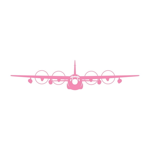 MC-130 Spinning Props Sticker Decal Die Cut - Self Adhesive Vinyl - Weatherproof - Made in USA - Many Color and Sizes - mc130 c-130 c130