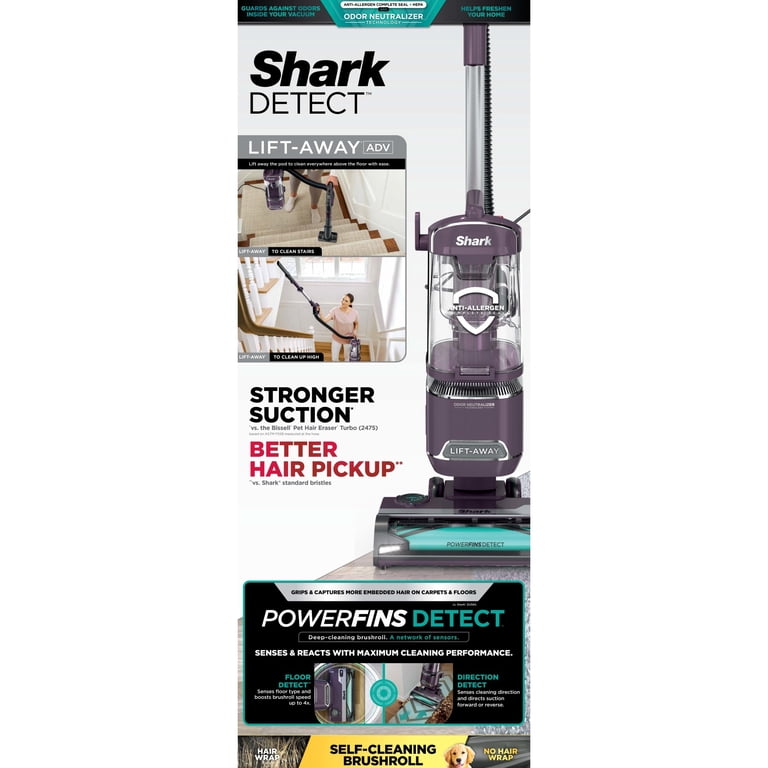 Shark Detect Lift-Away ADV Upright Vacuum, Pet Friendly, Floor