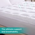 thumbnail image 2 of Funda de colchón WhatsBedding, impermeable, de algodón, tamaño queen, 2 of 8