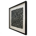 Yosemite Home Decor "Thread Lightly" Wood Framed 3D Wall Art in Black