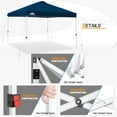 thumbnail image 5 of EAGLE PEAK 10 x 10 ft Pop up Canopy Tent Instant Outdoor Canopy (Dark Blue), 5 of 11