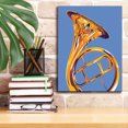 thumbnail image 3 of Epic Graffiti 'French Horn 8' by David Chestnutt, Giclee Canvas Wall Art, 12"x16", 3 of 8