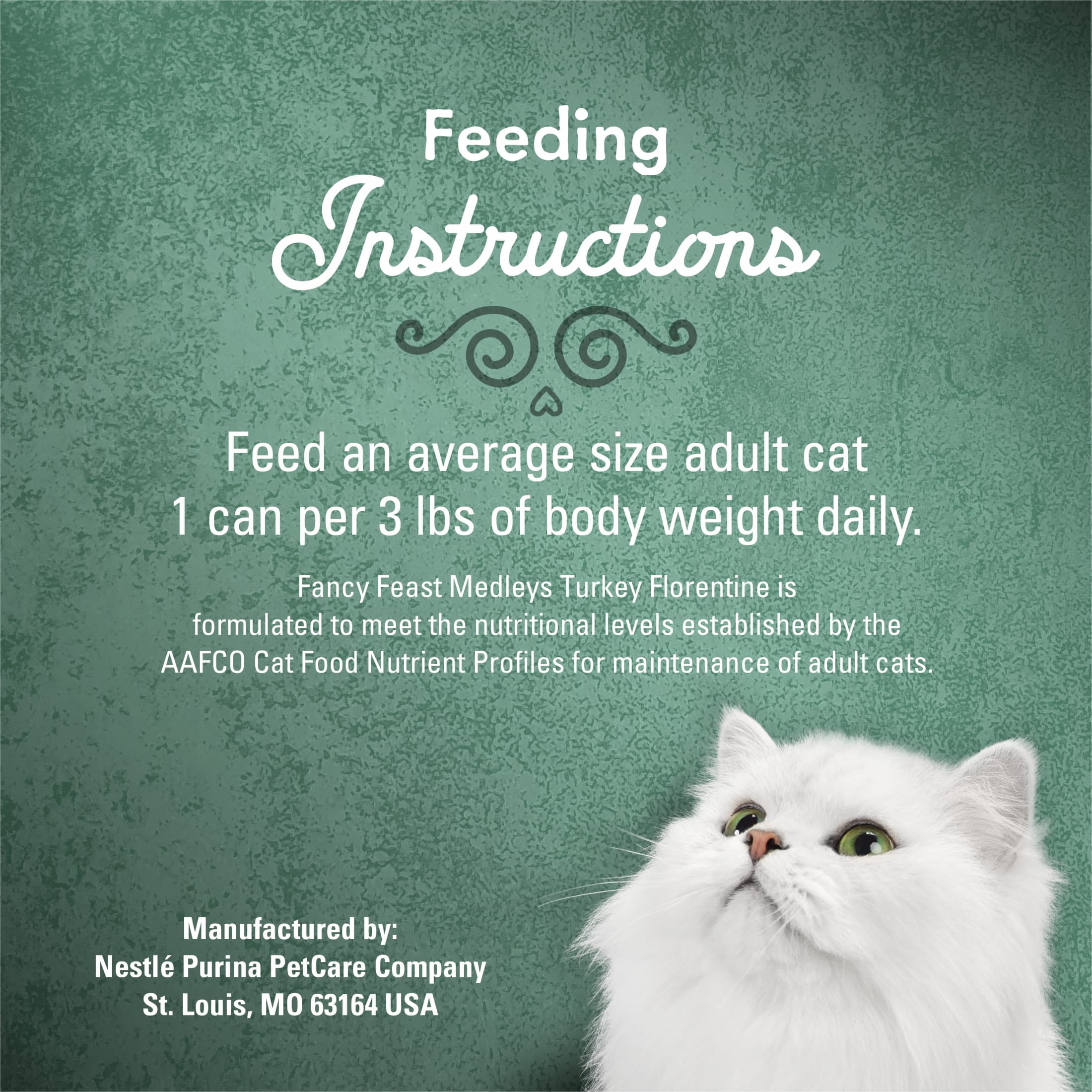 Purina Fancy Feast Medleys Wet Cat Food, Turkey Florentine & Spinach, 3 oz Cans, 24 Pack