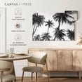 thumbnail image 5 of Elephant Stock Tropical In Black And White Wall Art - Horizontal Canvas Wall Art - Living Room Wall Decor - Floral And Botanical Canvas - Black And Gray Decor By Sisi And Seb - 24" x 16", 5 of 7