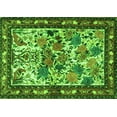 thumbnail image 1 of Ahgly Company Indoor Rectangle Animal Green Traditional Area Rugs, 2' x 5', 1 of 1