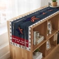 thumbnail image 6 of Table Runners 72 Inches Long Dress Scarves, 4th of July Farmhouse Kitchen Table Runner, Coffee Tablerunners, Country Texas Star Flag Red Blue Wooden Grain 18x72 Inch, 6 of 9