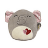 Squishmallow Valentine's Day Squad, 5 Inch Ellie Elephant
