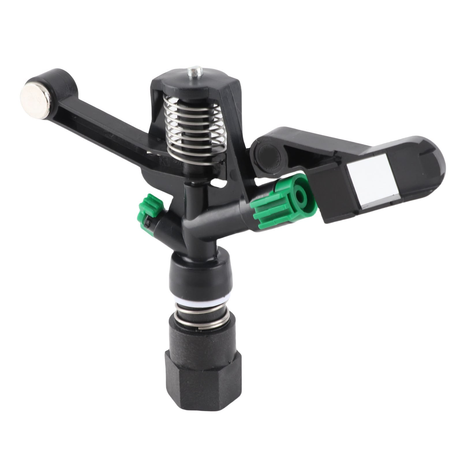 BIMZUC 5Pcs 3/4in DN20 Rotating Sprinkler Rocker Nozzle, High-Performance Garden Lawn Irrigation System for Large Area Agricultural Watering (32.8-65.6ft Spray Diameter)