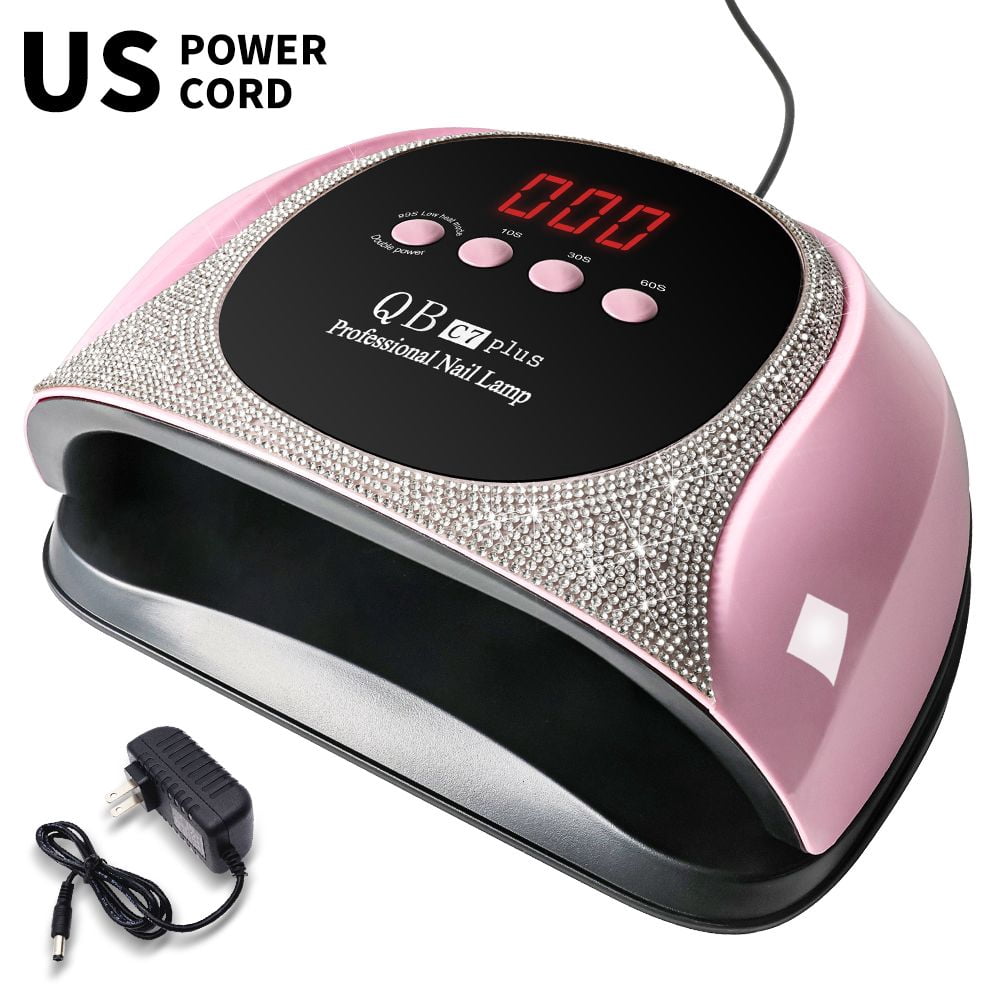 Professional UV LED Nail Lamp, LIMEGIRL Nail Dryer for Gel Polish, 4 Timers UV Nail Lamp Professional Nail Light,57Pcs Lamp Beads and Automatic Sensor