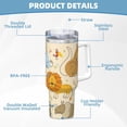 thumbnail image 5 of Pofeuu Animals Print 40oz Ice Bully With Handle And Straw Stainless Steel Vacuum Insulated Cup And 2 In 1 Straw Lid, 5 of 8