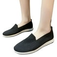 thumbnail image 3 of Sngxgn Women’s Ballet Flat Flats Shoes Comfortable Slip On Dress Shoes(Black,37), 3 of 8