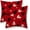 Red Valentines, variant on Valentines Day Pillow Covers 16x16 Set of 2, Red Pot Love Heart Valentines Day Decorations Throw Pillow Covers Outdoor Valentine Holiday Farmhouse Cushion Case Linen Square for Home Couch Sofa