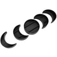 thumbnail image 4 of 5Pcs/Set Wall Mounted Display Shelf Kit Wooden Moon Phase Storage Rack Home Decoration, 4 of 8
