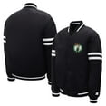 thumbnail image 3 of Youth Starter  Black Boston Celtics Satin Full-Snap Varsity Jacket, 3 of 3