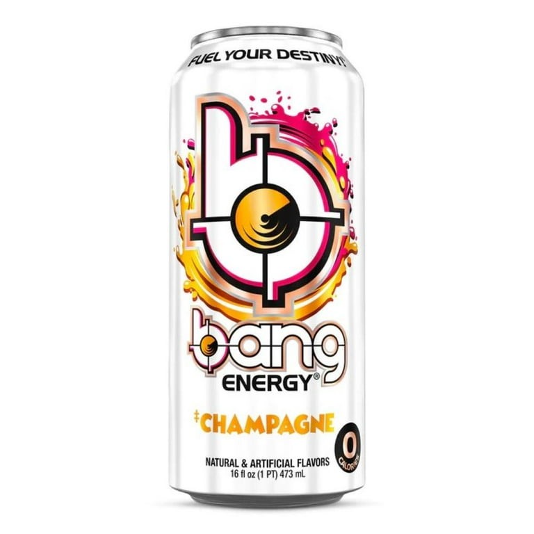 Bang Champagne Energy Drink, 16 oz, 12 Pack Cans - Walmart.com