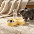 thumbnail image 4 of Dispensador automático de agua y comida 2 en 1 para perros y gatos: comedero doble con cuencos de acero inoxidable, base antideslizante, reposición de agua por gravedad y soporte para comida seca., 4 of 6