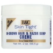 B&C Skin Tight Extra Strength In-Grown Hair & Razor Bump Creme 2 oz. Plastic Jar