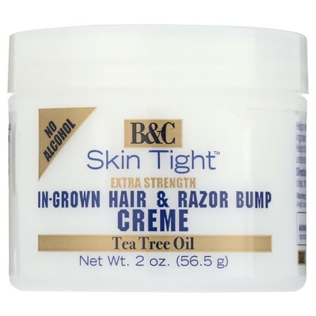 B&C Skin Tight Extra Strength In-Grown Hair & Razor Bump Creme 2 oz. Plastic Jar