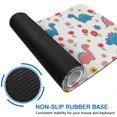thumbnail image 6 of Long Mouse Pads for Desk,White Cartoon Dinosaurs Flowers Pattern Desk Mats on Top Of Desks, Desk Mouse Pad Extra Large with 3mm Non-Slip Base and Stitched Edge for Gaming,Office,Work,Home 31.5"x15.7", 6 of 6