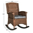 thumbnail image 4 of SAFAVIEH Verona Rocking Chair Brown, 4 of 7