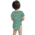 thumbnail image 5 of Daiia Mushrooms and Flowers Printed Unisex-Baby Short Sleeve Onesies Bodysuits Baby Climbing Clothes Soft and Comfortable Romper with Expandable Shoulder Design-18 Months, 5 of 8