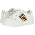 thumbnail image 1 of Steve Madden Womens Belle Leather Low Top Lace Up, Leopard Multi, Size 6.0, 1 of 5