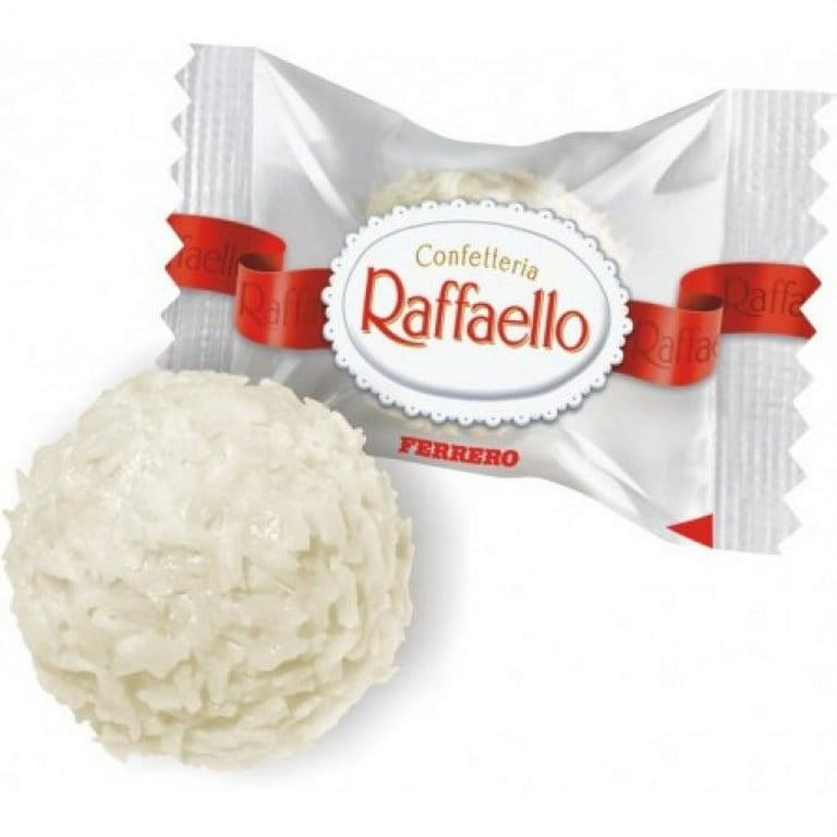 Ferrero,Confetteria raffaello Ferrero RAFFAELLO coconut and almond bites is  not halal